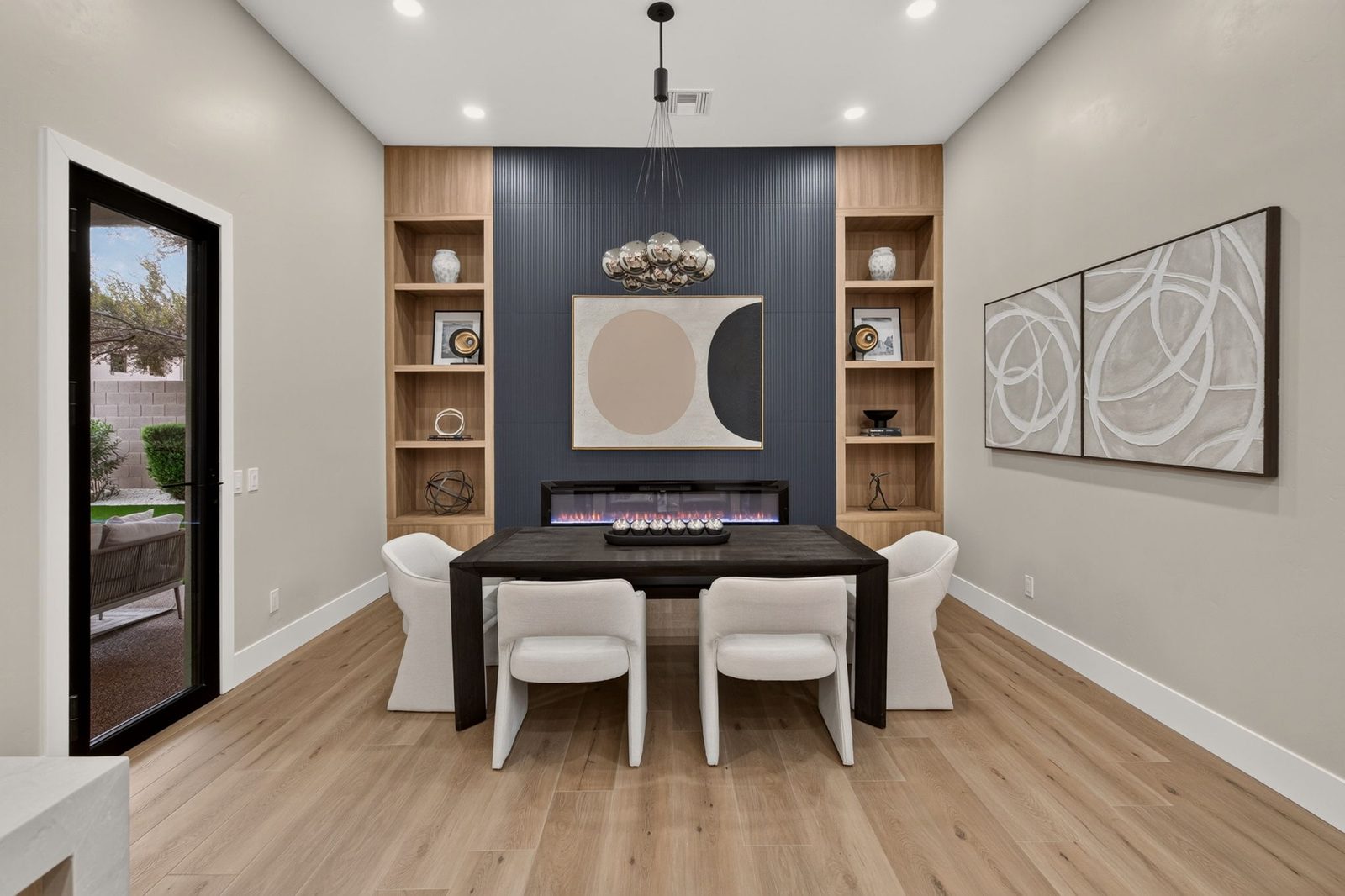 7238 E Lupine Avenue, built in bar and study